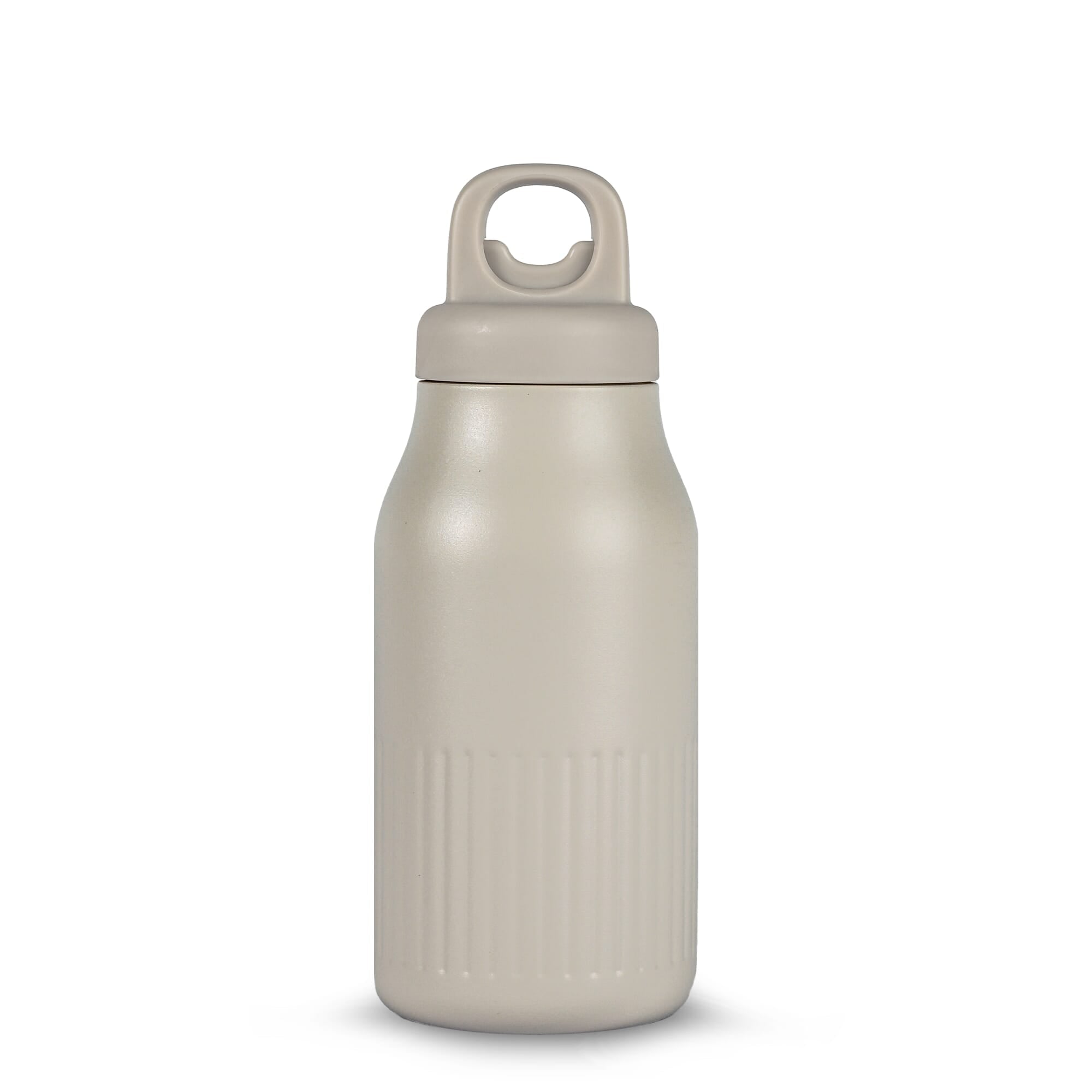 Sagaform Truls stalen fles met handige openklik dop (gerecycled) 500 ml - JEFFS. Merchandise