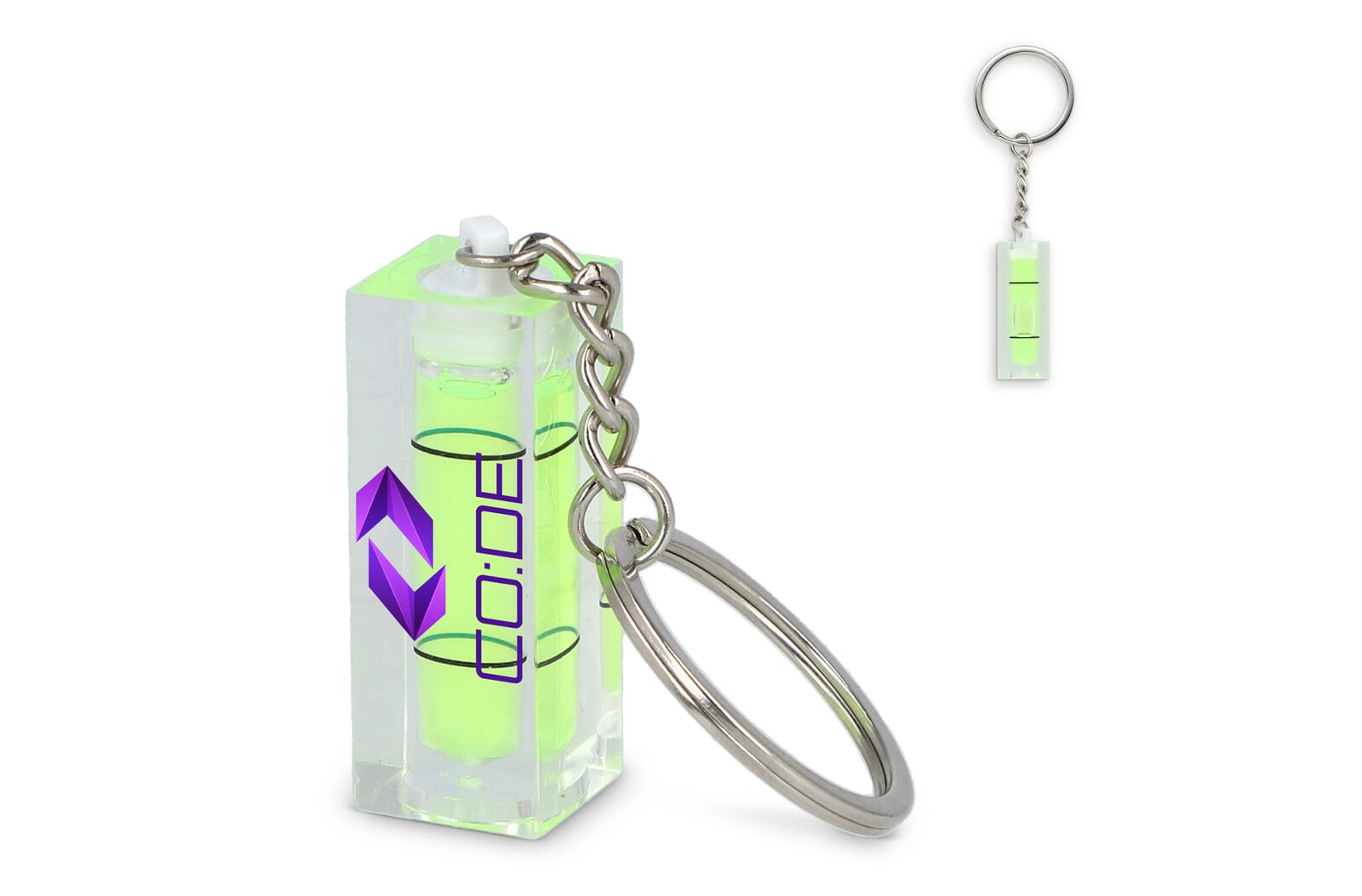 Sleutelhanger met waterpas - JEFFS. Merchandise