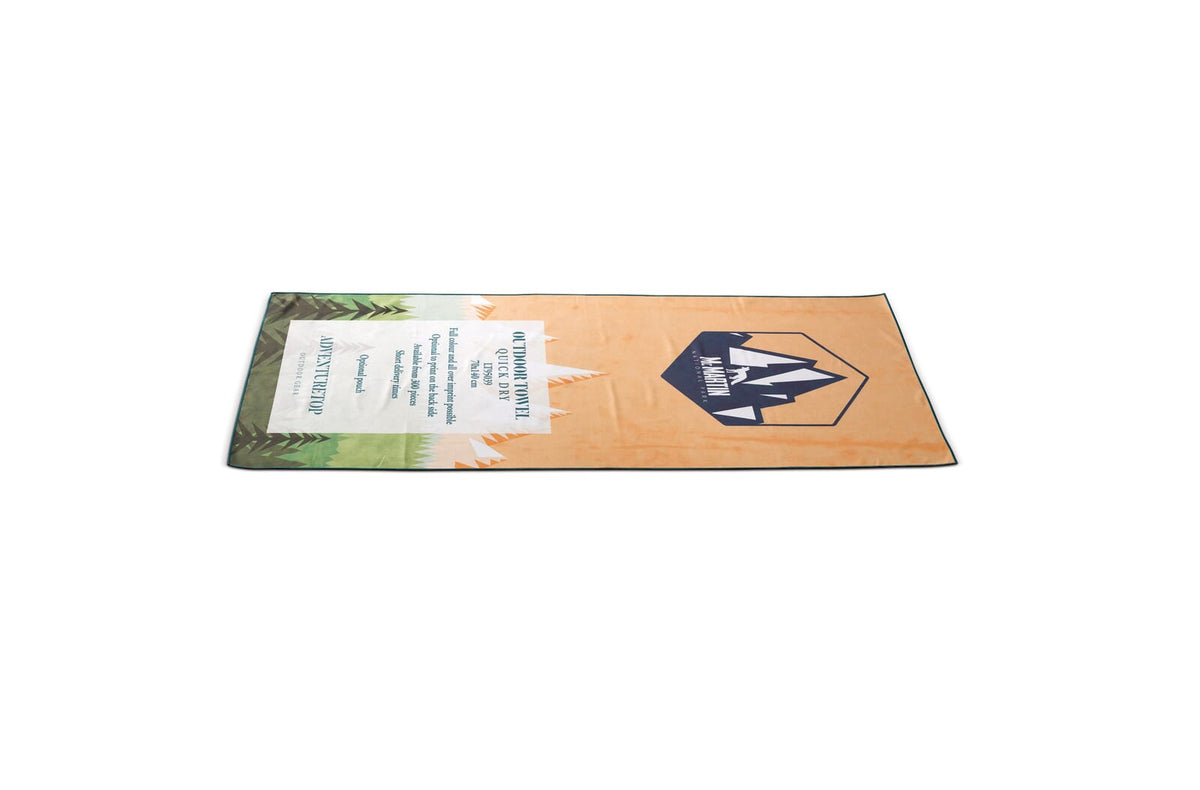Sneldrogende outdoor handdoek met custom print - JEFFS. Merchandise