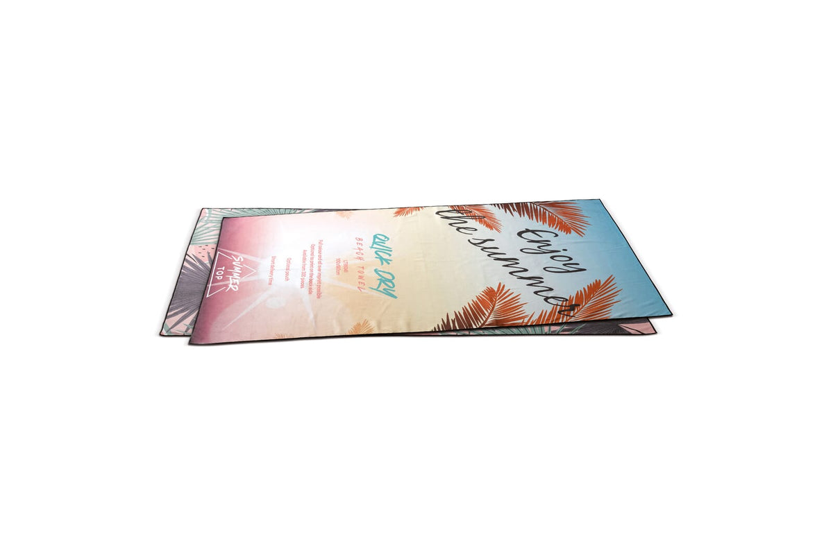 Sneldrogende strandhanddoek met custom-made print - JEFFS. Merchandise