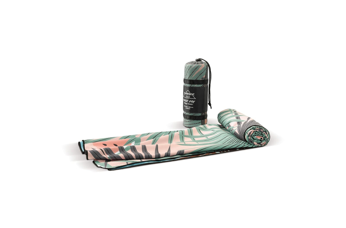 Sneldrogende strandhanddoek met custom-made print en tas - JEFFS. Merchandise