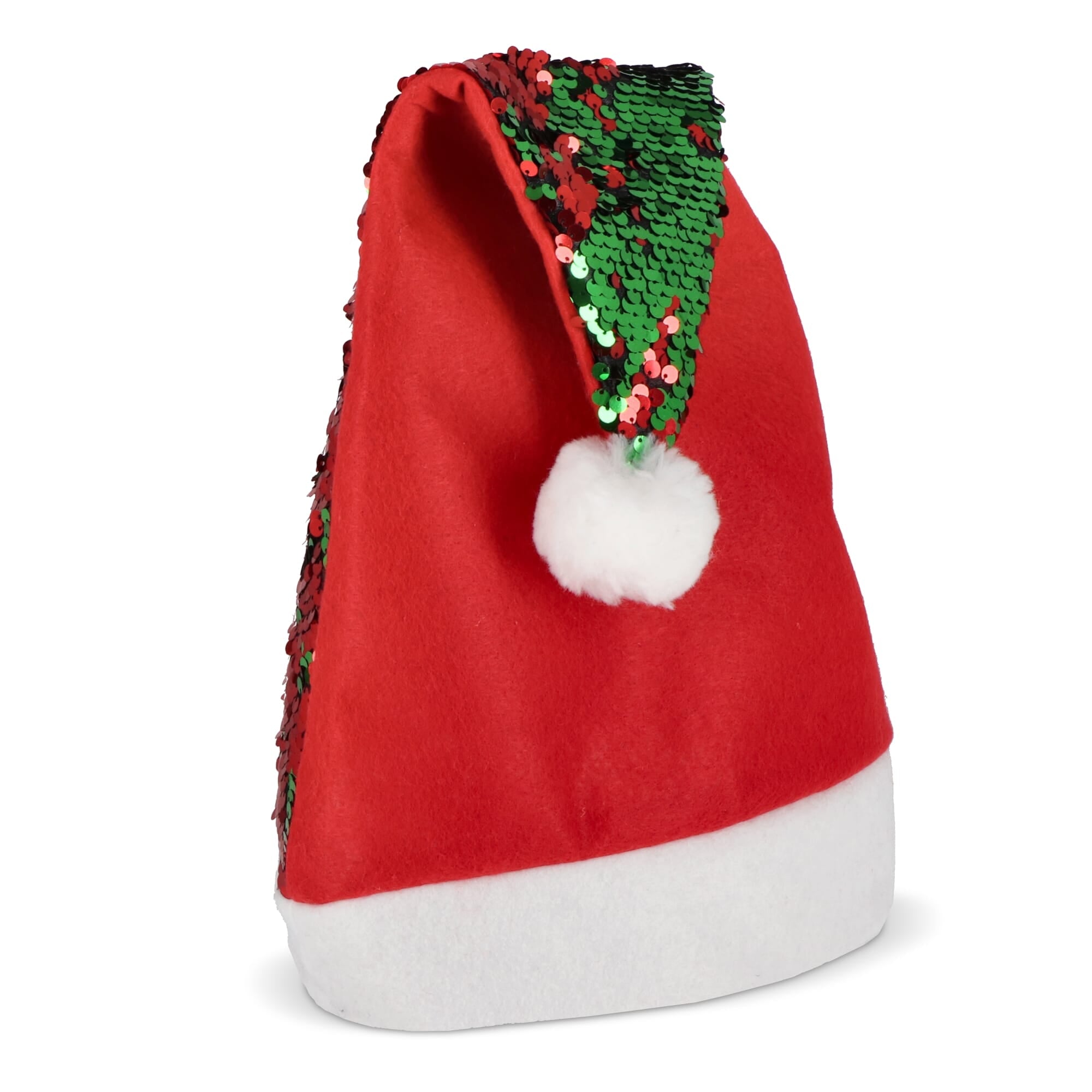 Tweekleurige pailletten kerstmuts - JEFFS. Merchandise