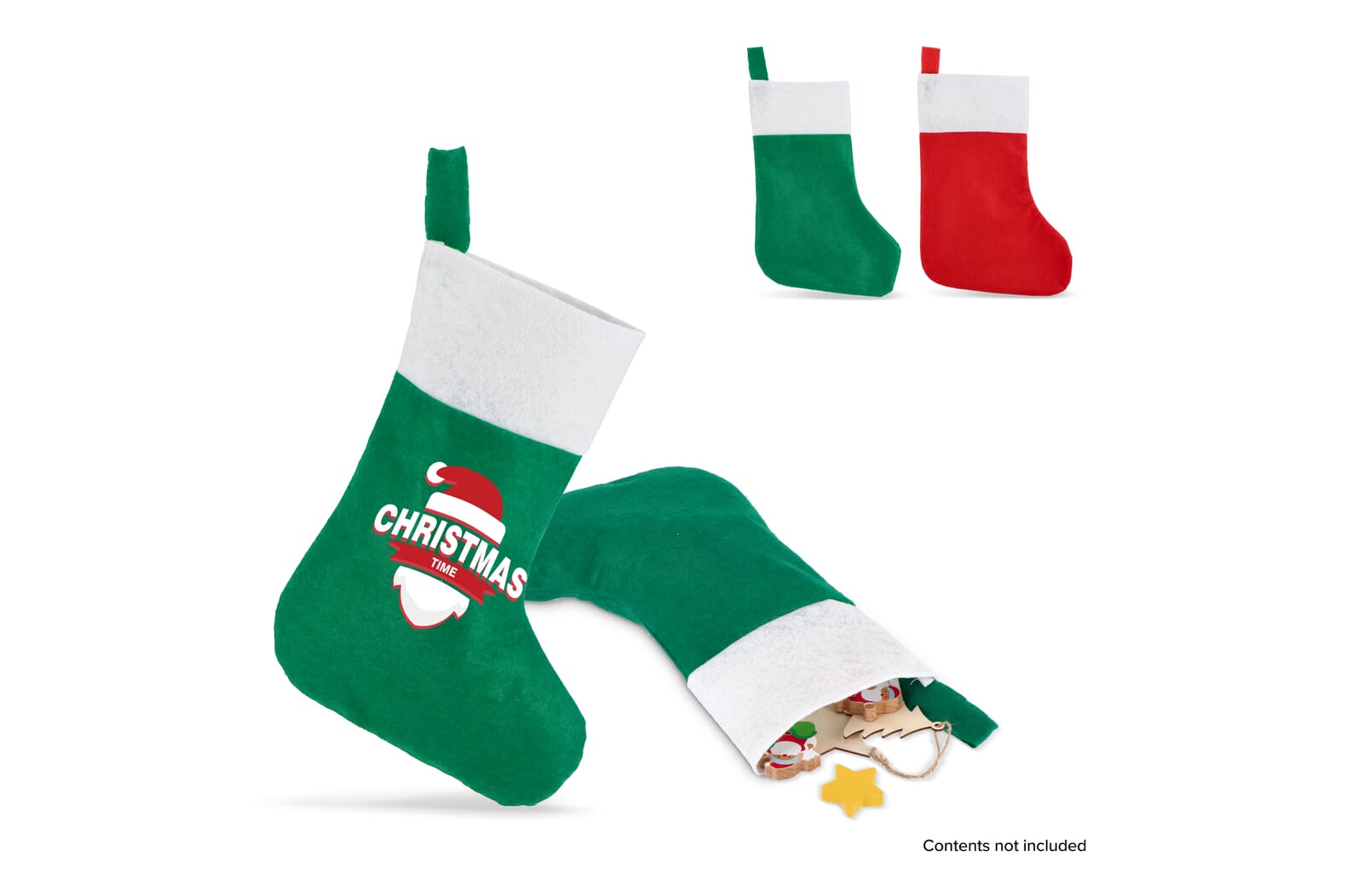 Vilten kerstsok 40 cm - JEFFS. Merchandise