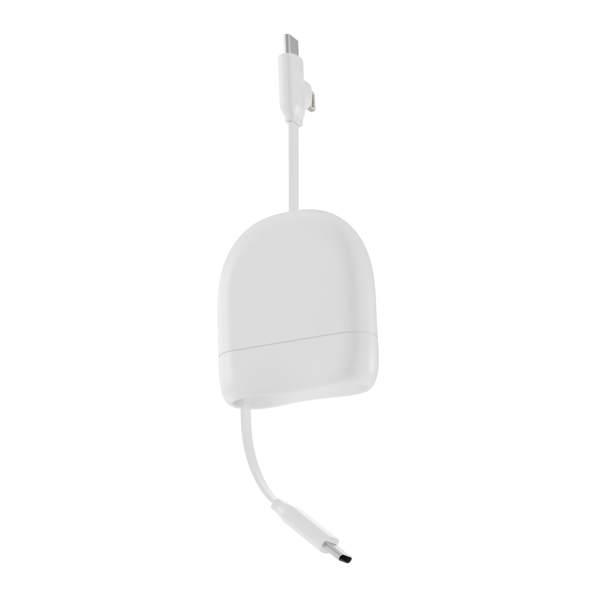 Xoopar ICE-R Uittrekbare USB-C en Lightning Kabel 60W 1 Meter - JEFFS. Merchandise