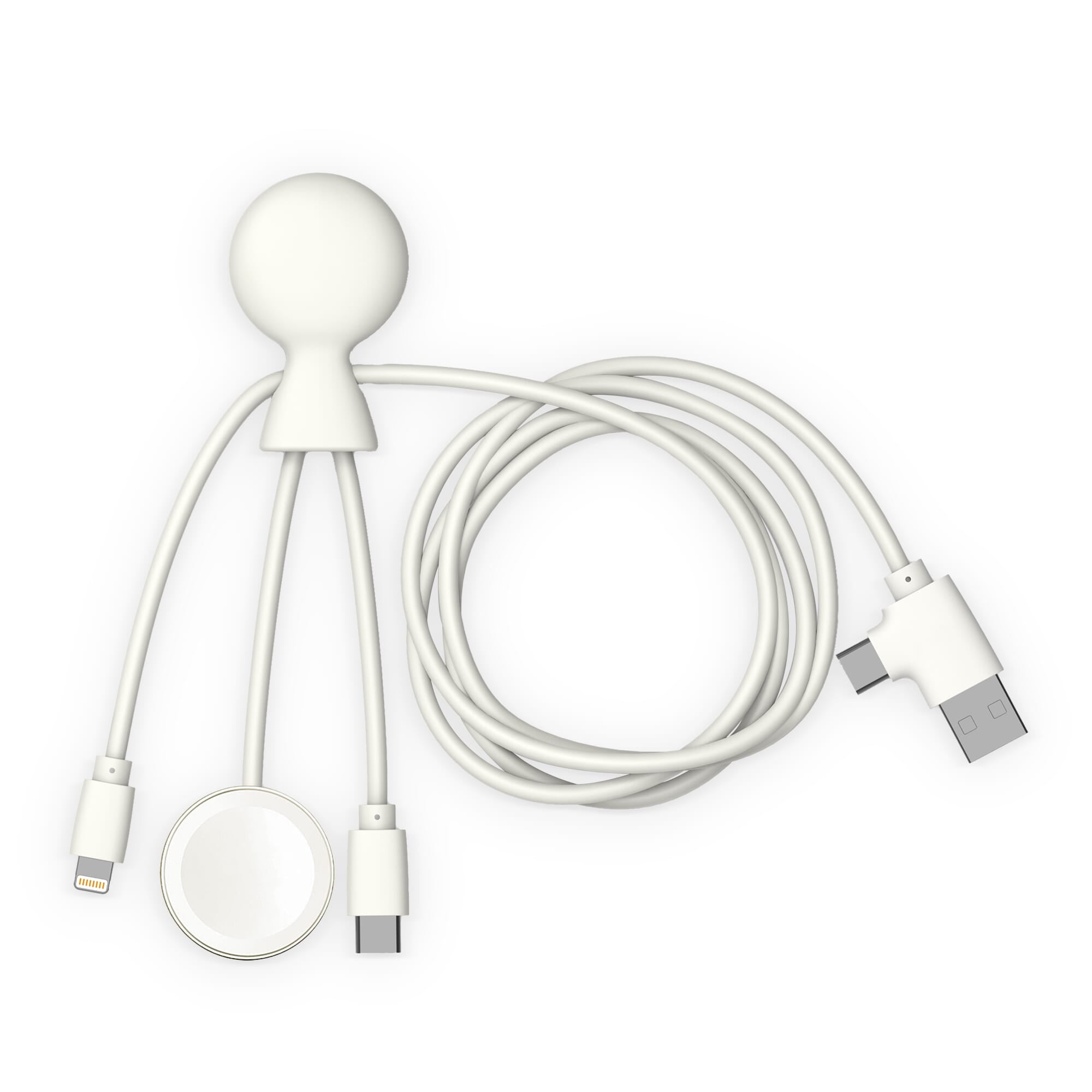 Xoopar Mr. Bio Long Multi Kabel voor Apple/Samsung Watch 1 Meter - JEFFS. Merchandise
