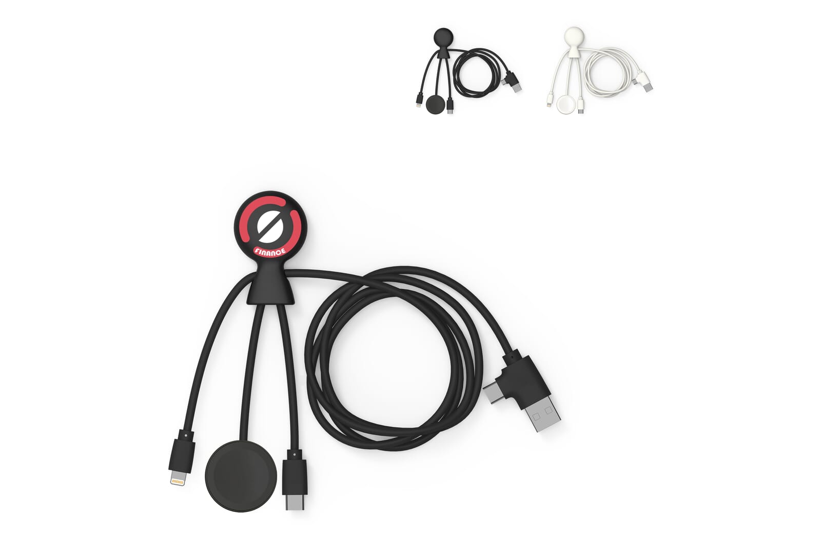 Xoopar Mr. Bio Long Multi Kabel voor Apple/Samsung Watch 1 Meter - JEFFS. Merchandise